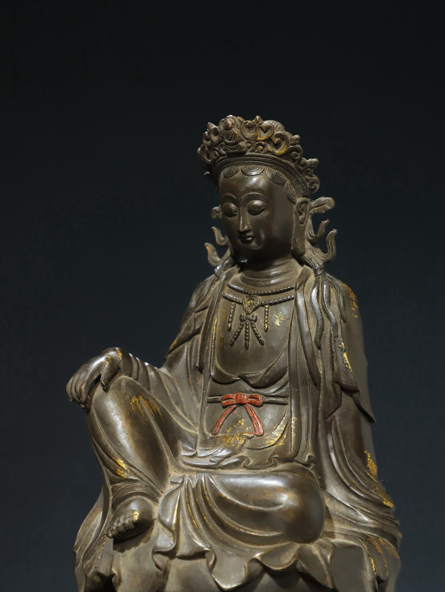 Bronze Tuo Jin [Zizi Guanyin] Buddha Statue