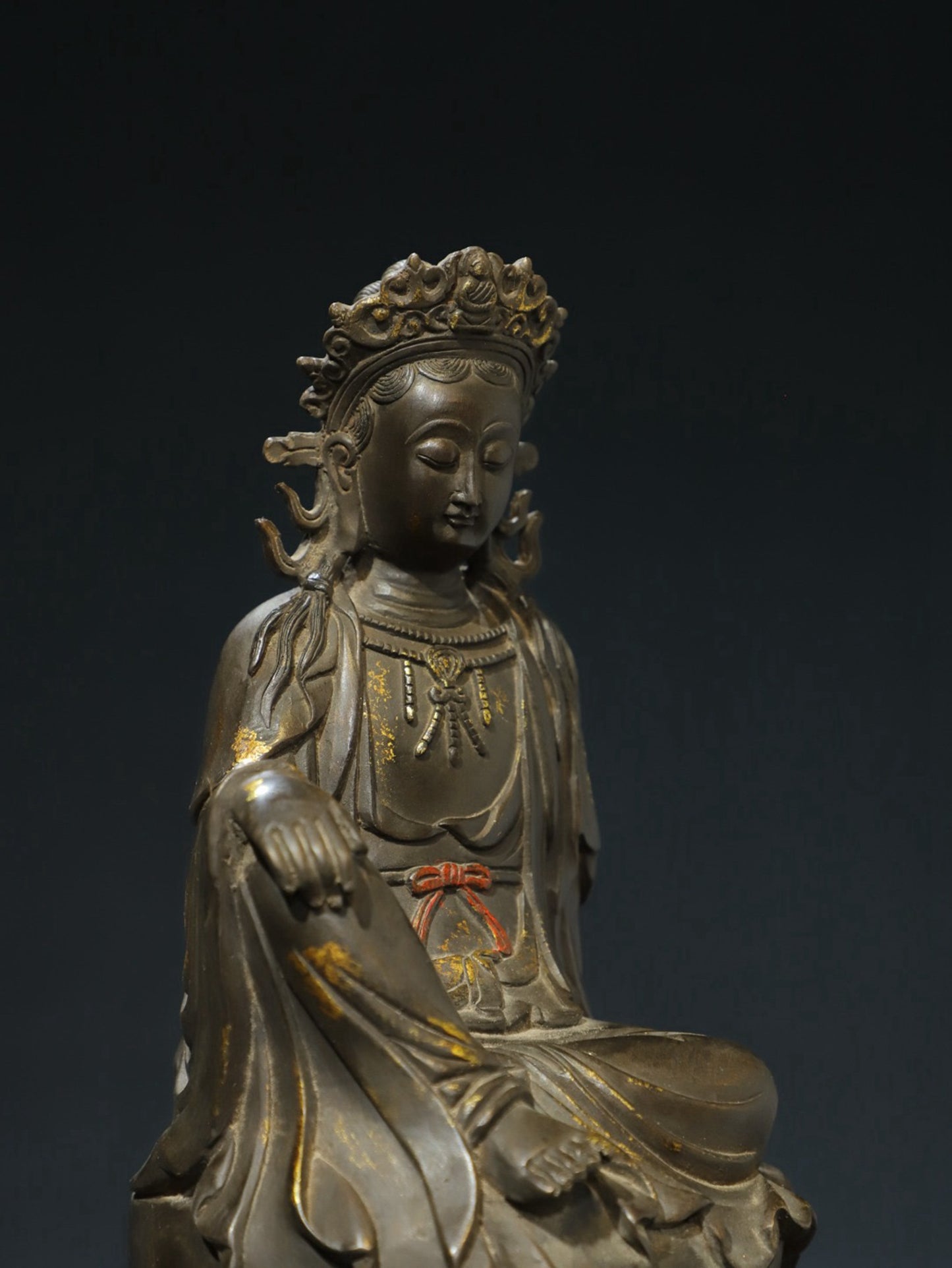 Bronze Tuo Jin [Zizi Guanyin] Buddha Statue