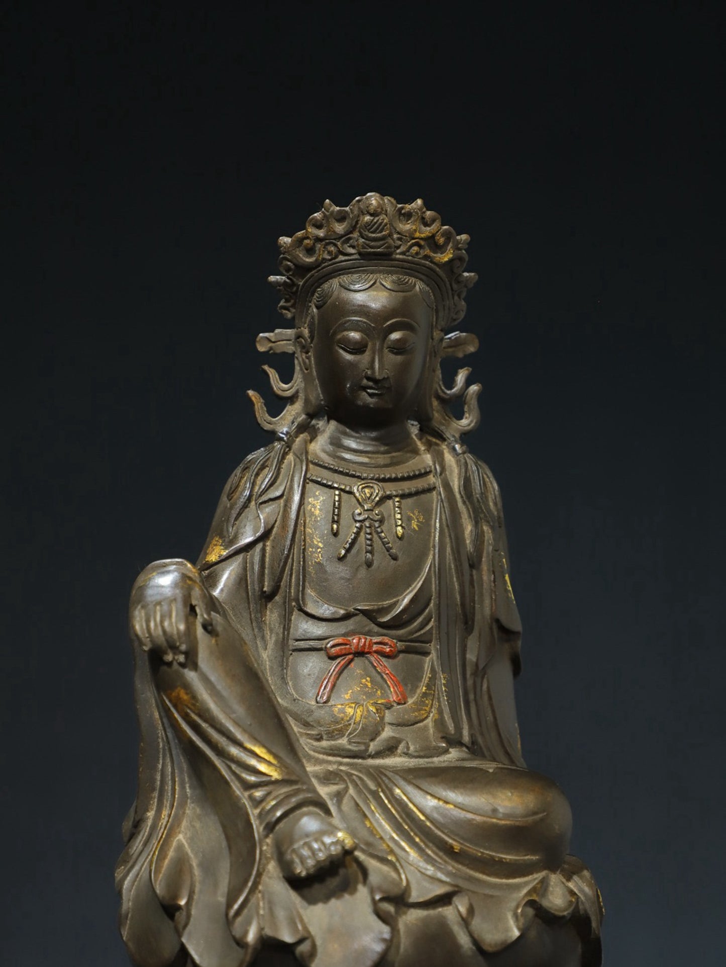 Bronze Tuo Jin [Zizi Guanyin] Buddha Statue