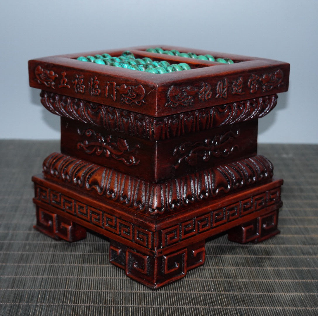 Chinese antique rosewood abacus ornament