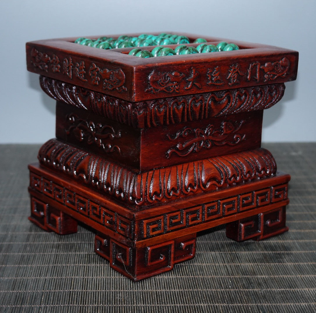 Chinese antique rosewood abacus ornament