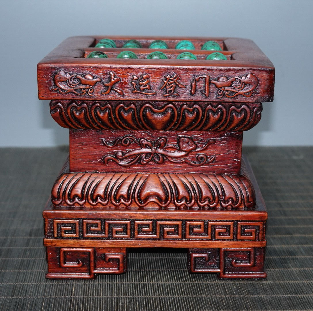 Chinese antique rosewood abacus ornament