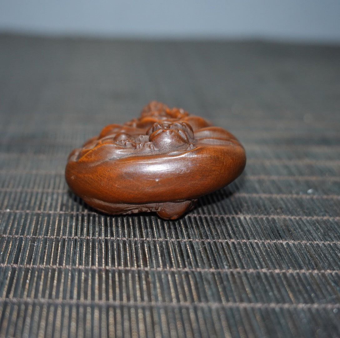 Chinese antique Huangyangmu Zizi Guanyin double-sided craftsmanship sign