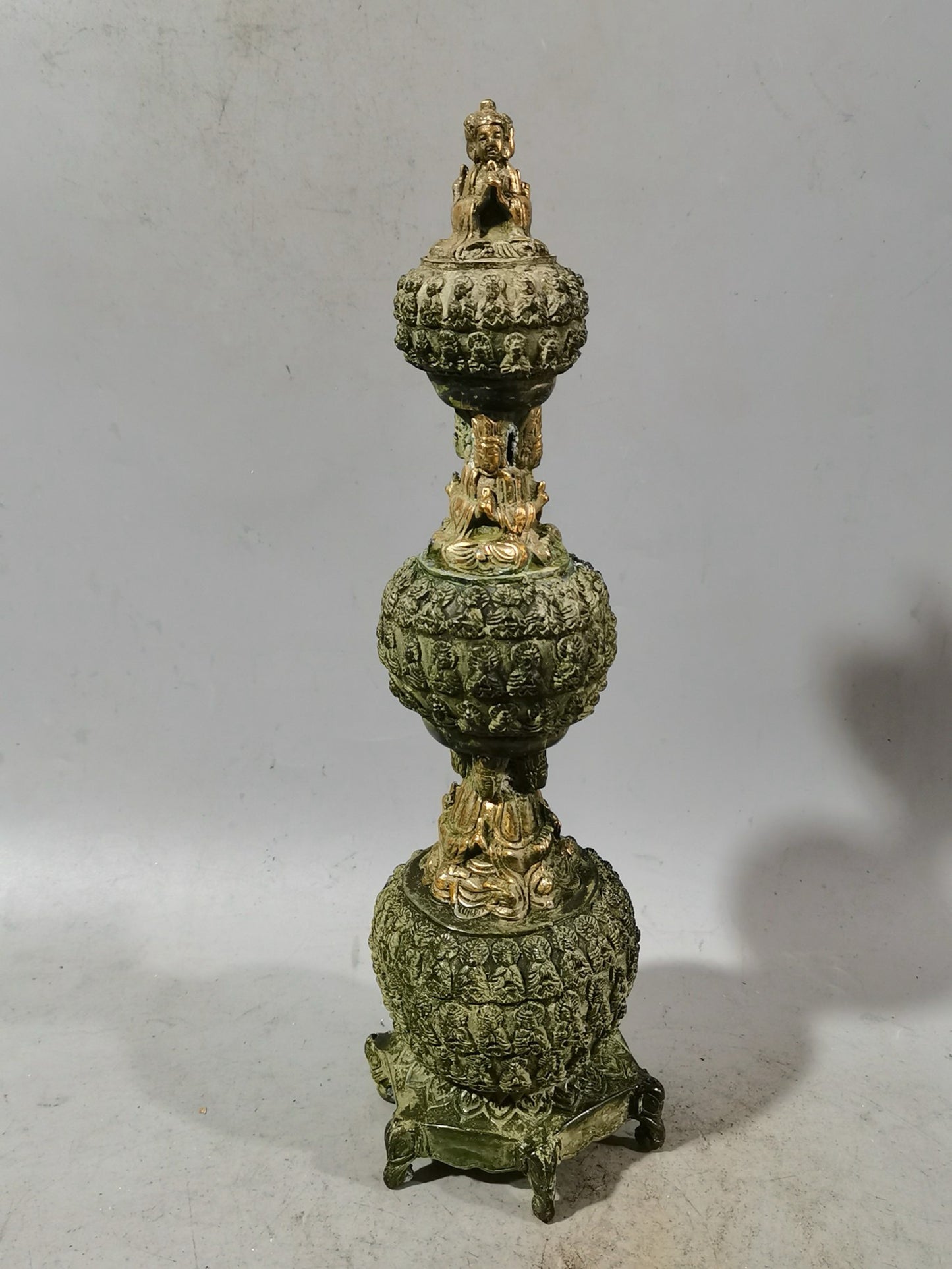 Pure copper used as ornaments for Buddhist pagodas