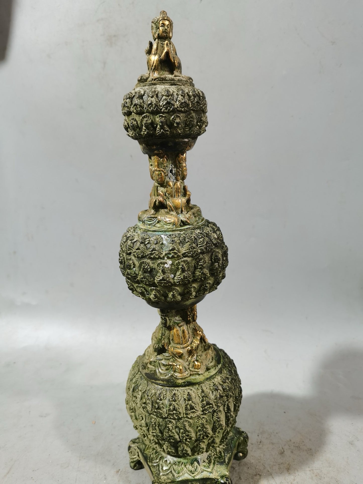 Pure copper used as ornaments for Buddhist pagodas