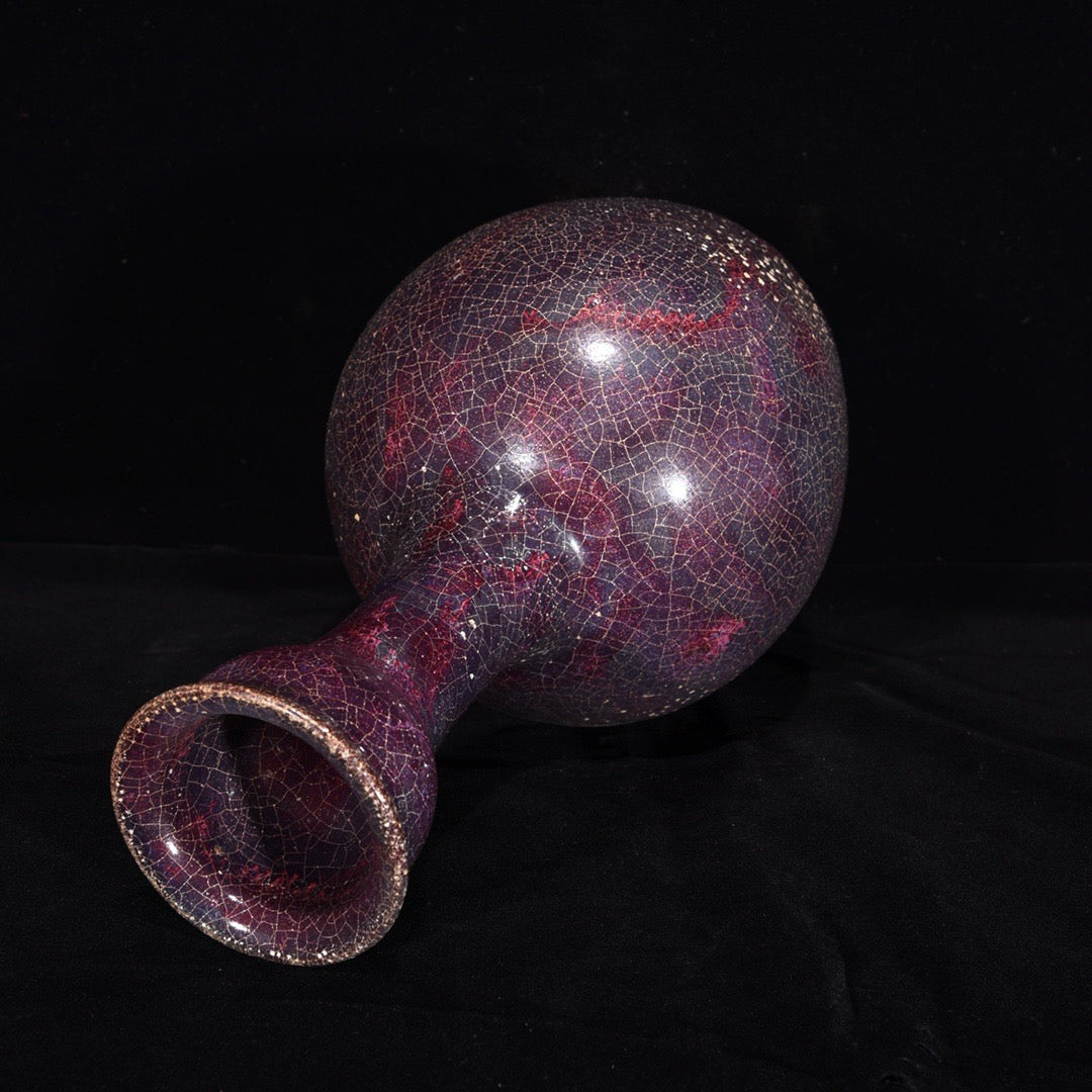 Chinese Antique Grape Purple Bottle