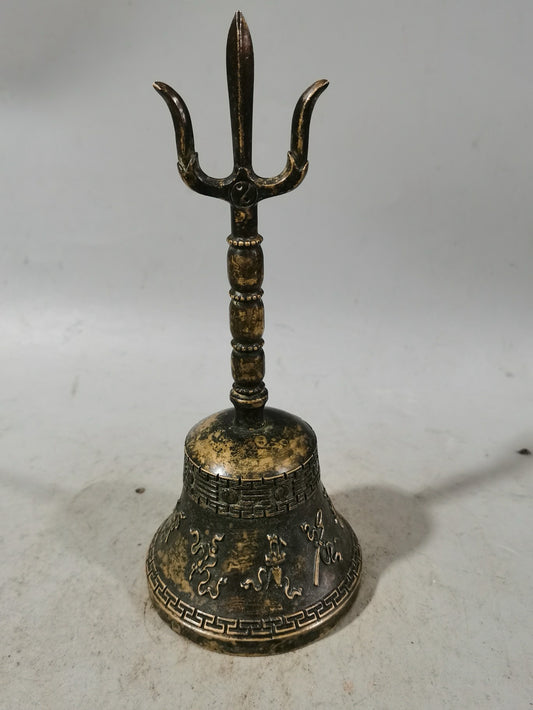 Chinese antique pure copper bell