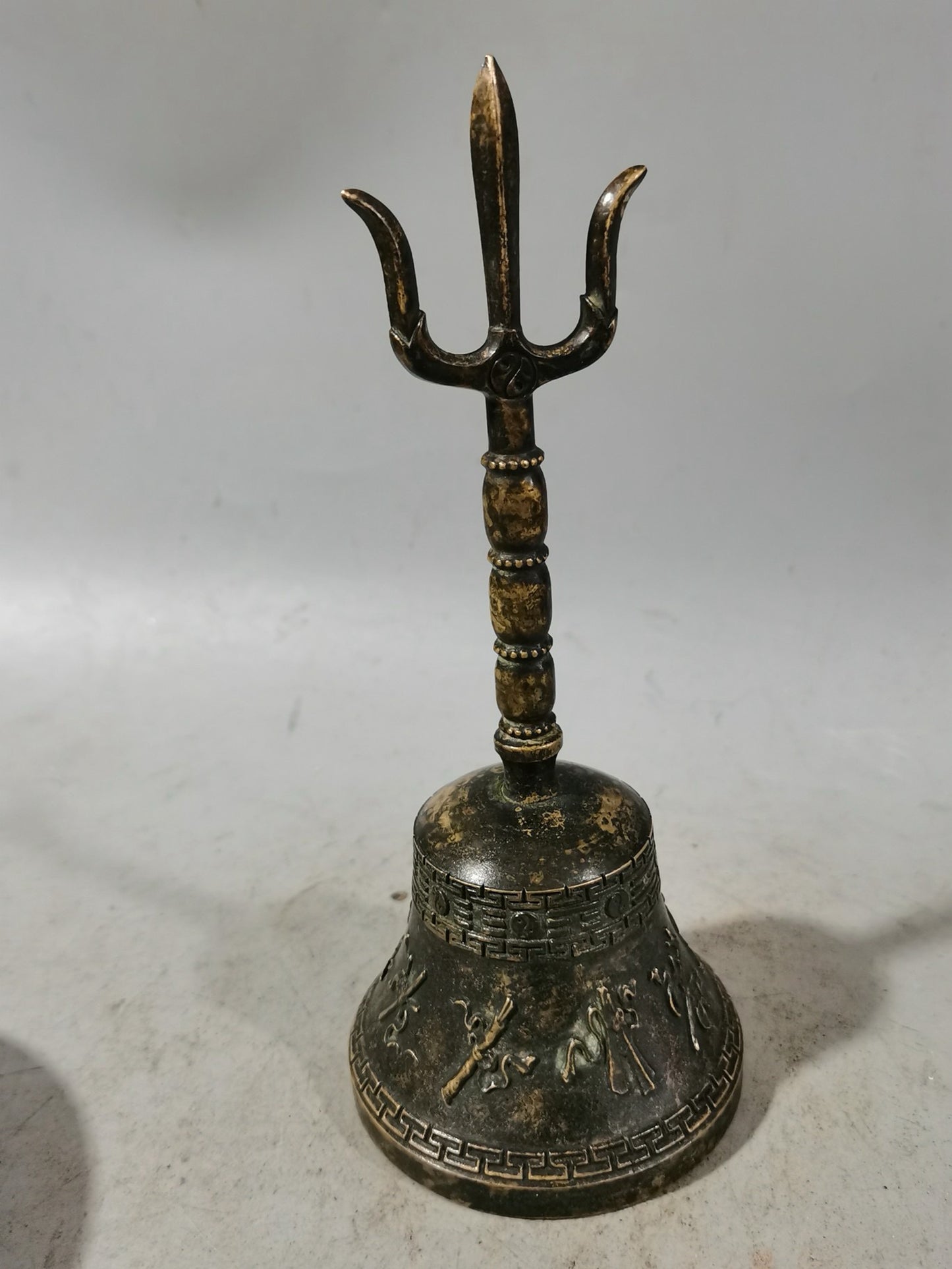 Chinese antique pure copper bell
