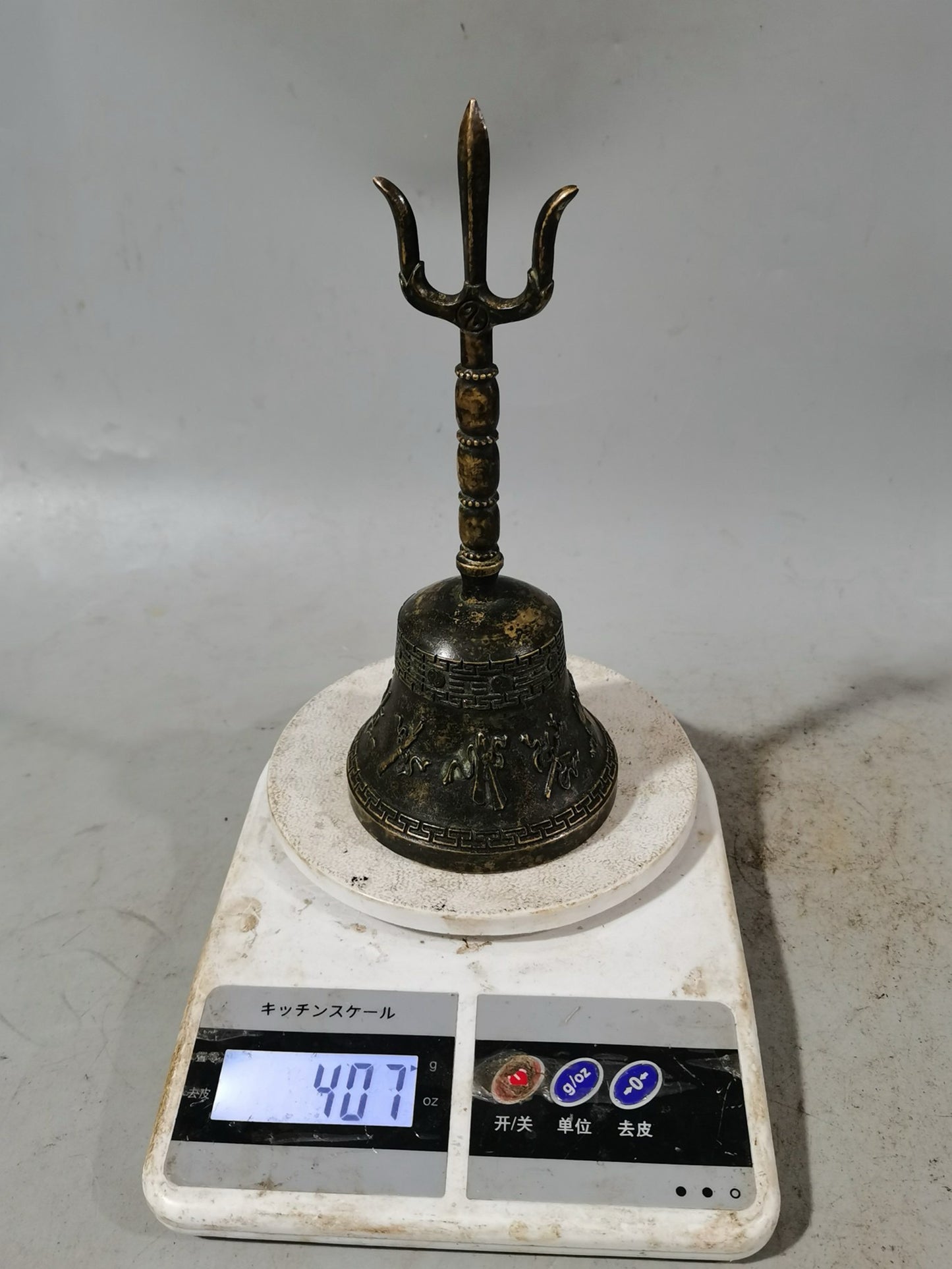 Chinese antique pure copper bell
