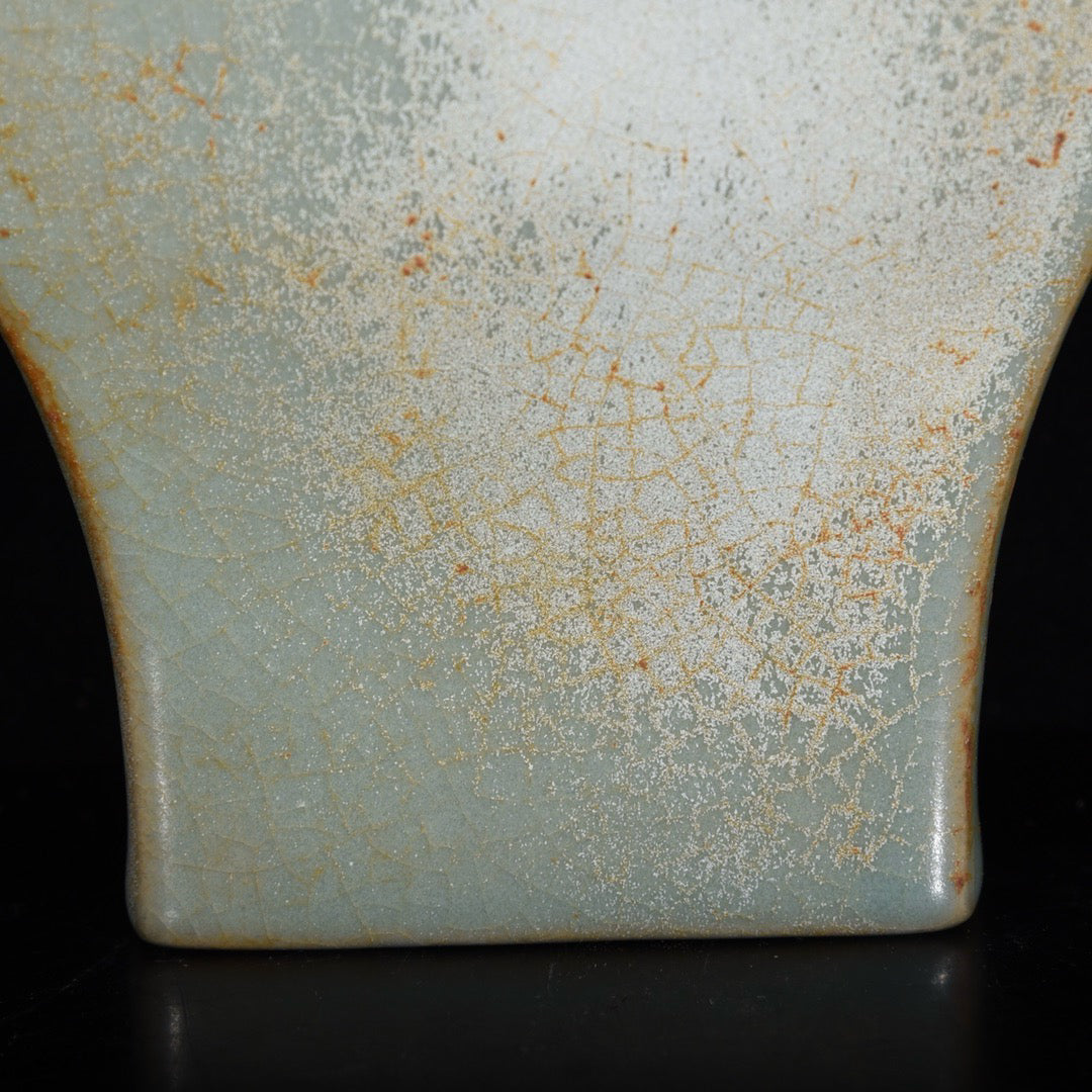 Chinese Antique Beast Head Flat Bottle