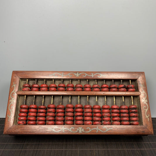 Chinese antique rosewood tiger leg abacus