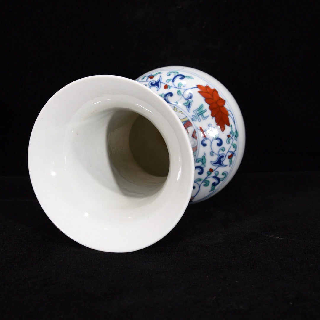 Chinese antique bamboo bottle