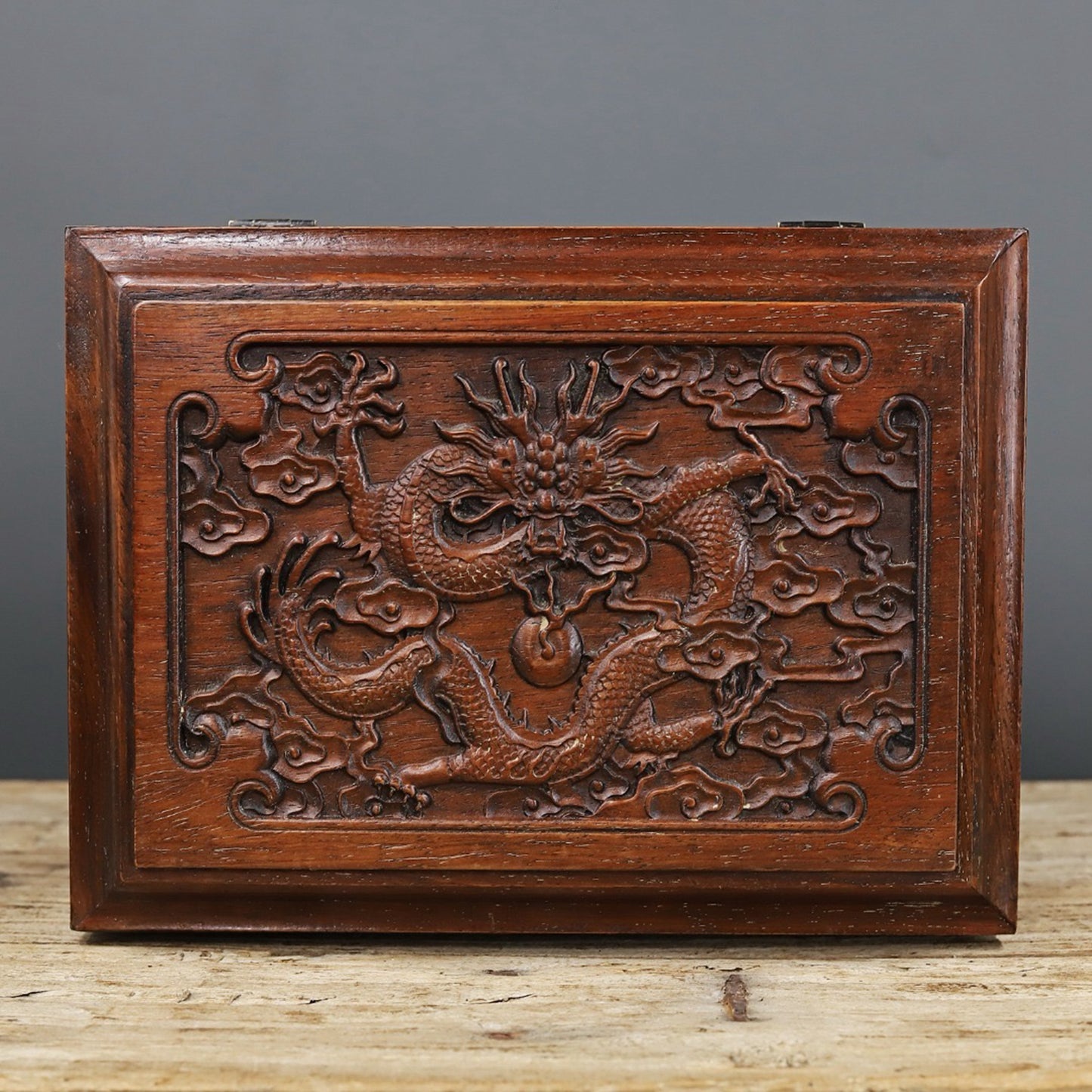 Chinese antique rosewood square box