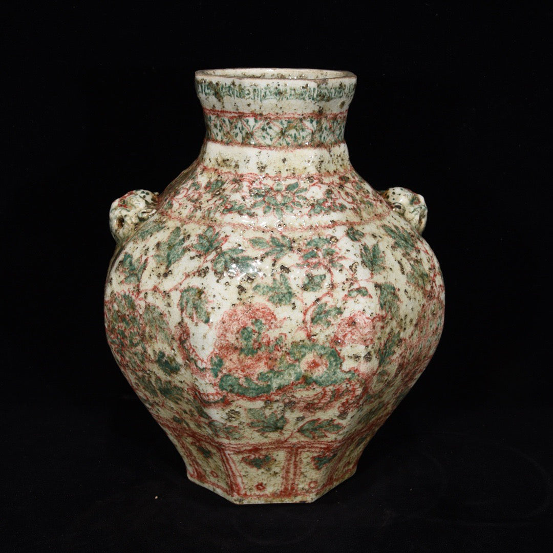 Chinese antique animal head jar