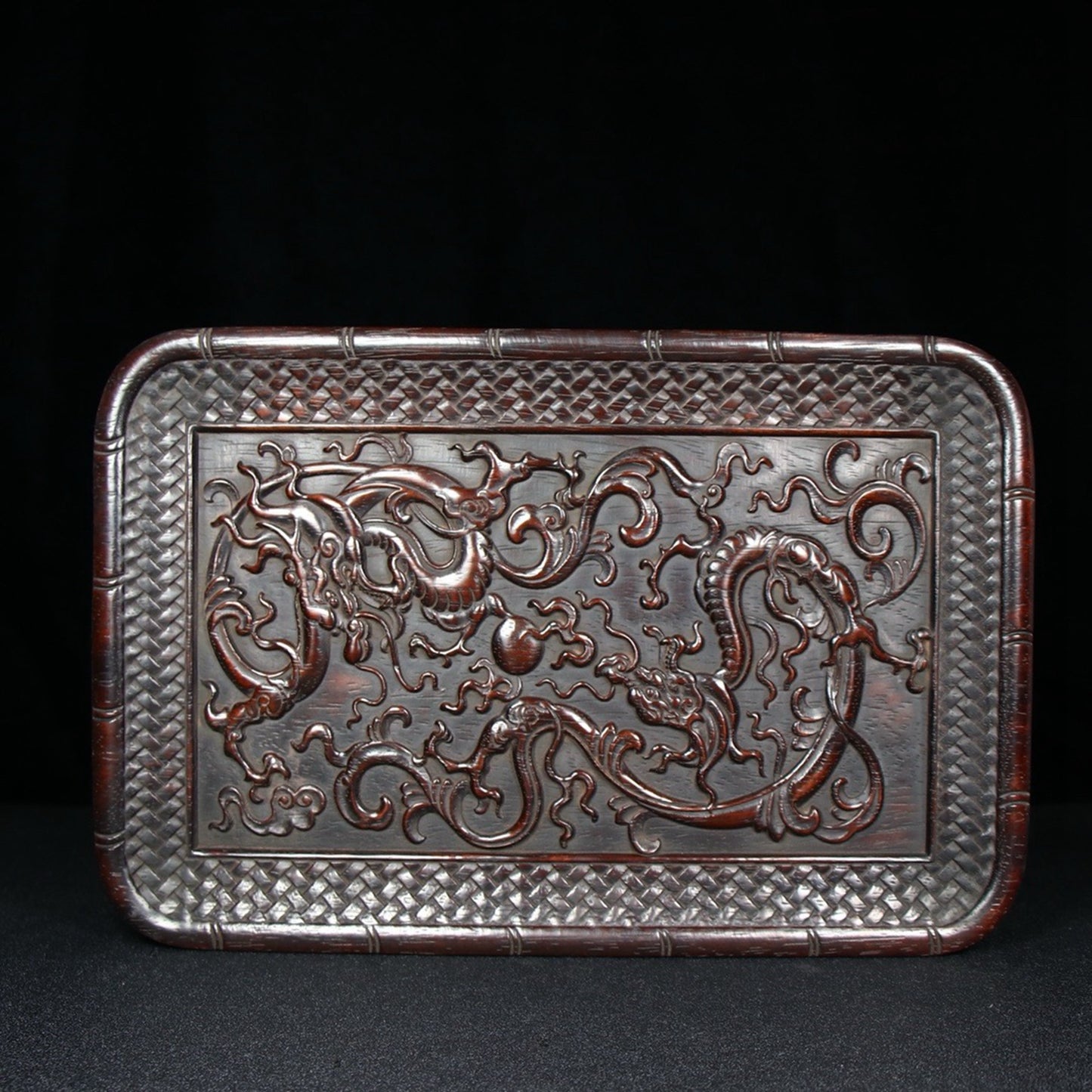 Chinese antique sour branch wooden plate