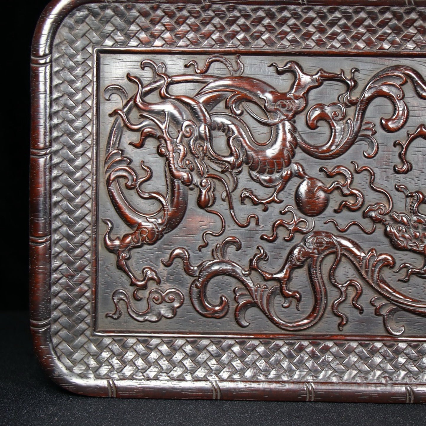 Chinese antique sour branch wooden plate