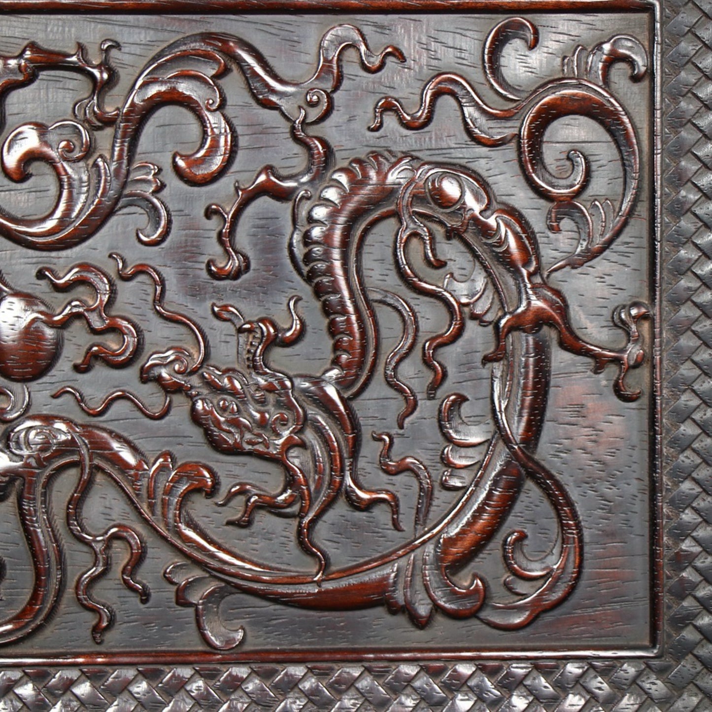 Chinese antique sour branch wooden plate