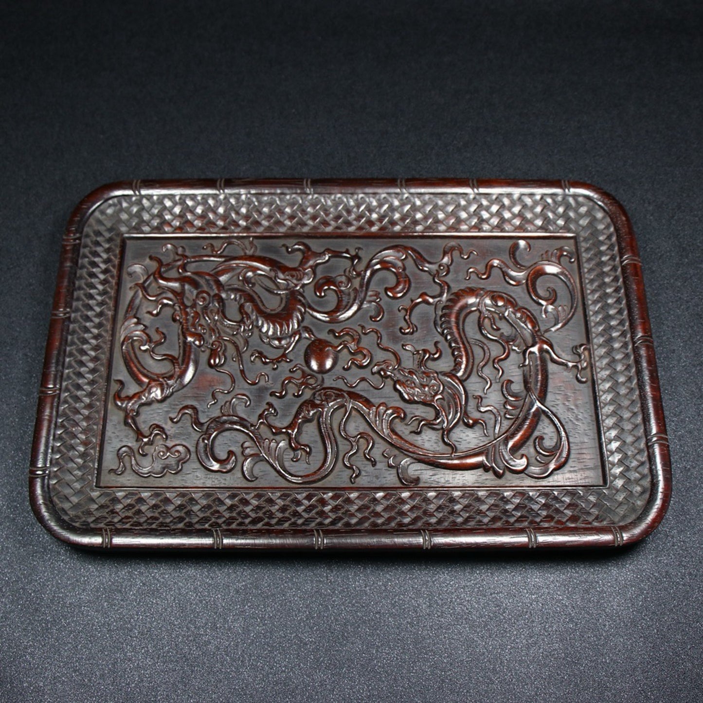 Chinese antique sour branch wooden plate