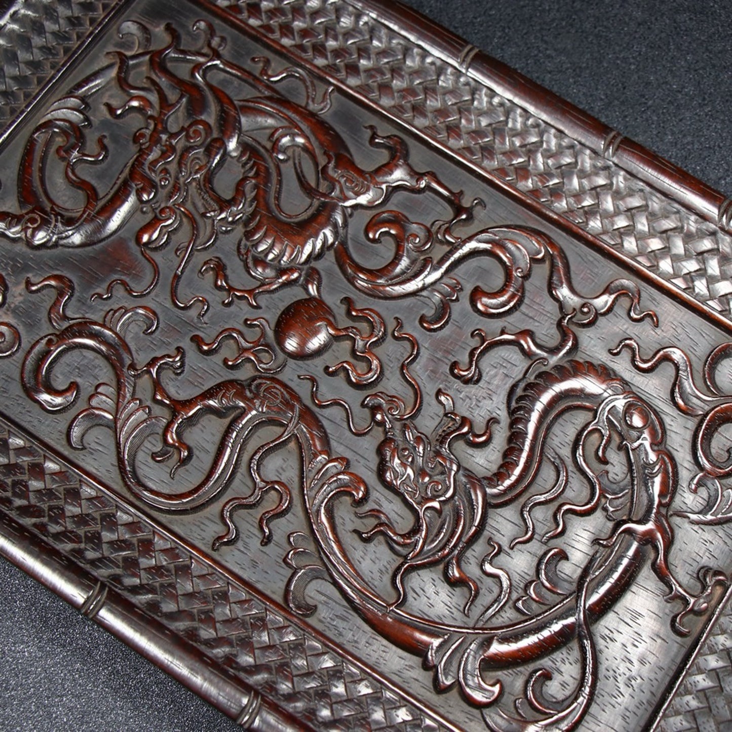 Chinese antique sour branch wooden plate