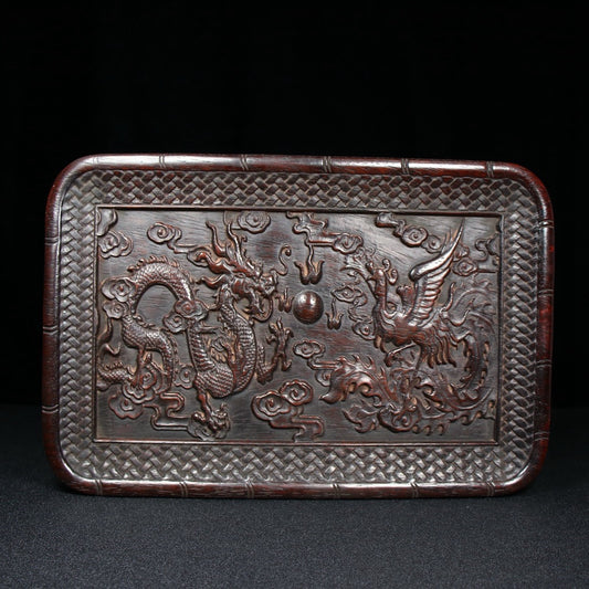 Chinese antique sour branch wooden plate