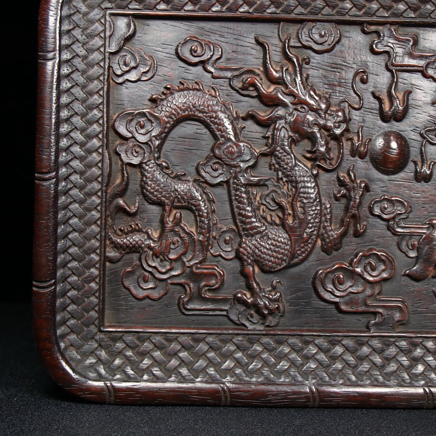 Chinese antique sour branch wooden plate