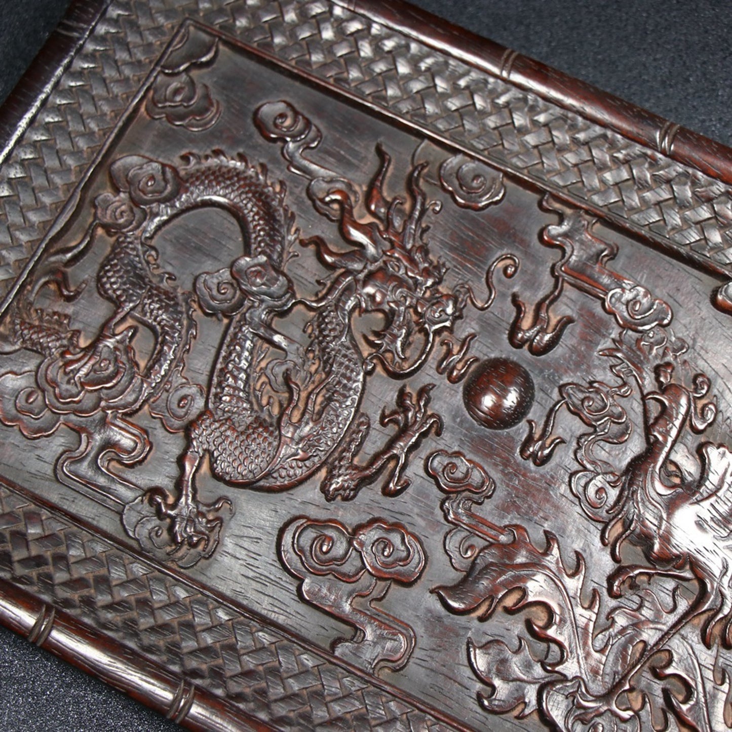 Chinese antique sour branch wooden plate