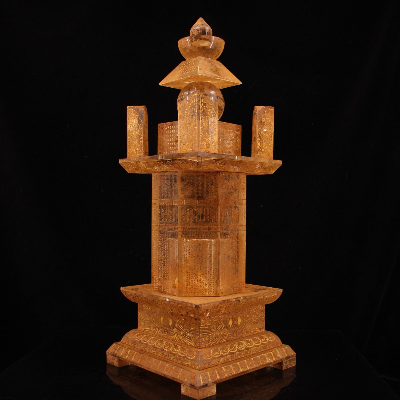 A Chinese antique relic pagoda