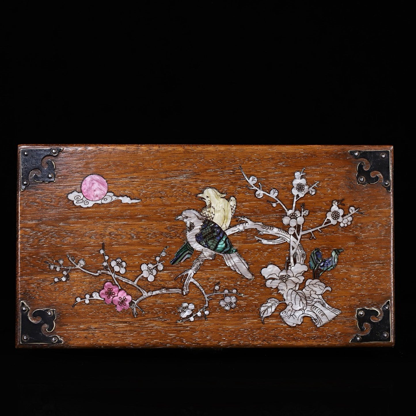 Chinese antique rosewood jewelry box