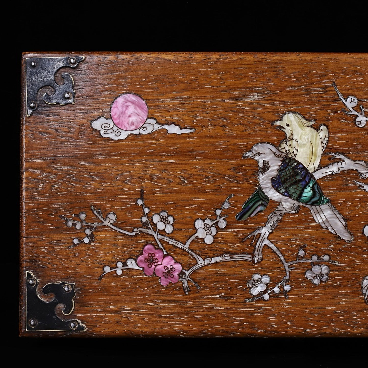 Chinese antique rosewood jewelry box