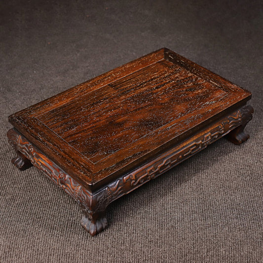 Chinese antique rosewood tiger leg kang table