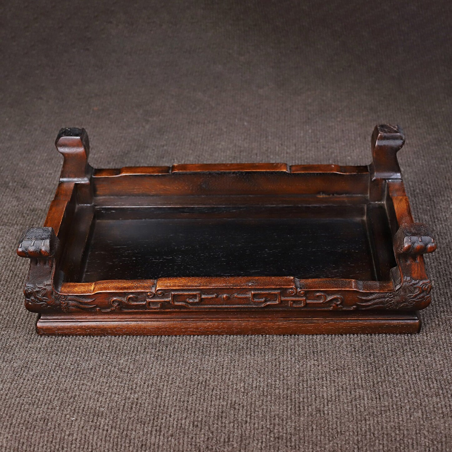Chinese antique rosewood tiger leg kang table