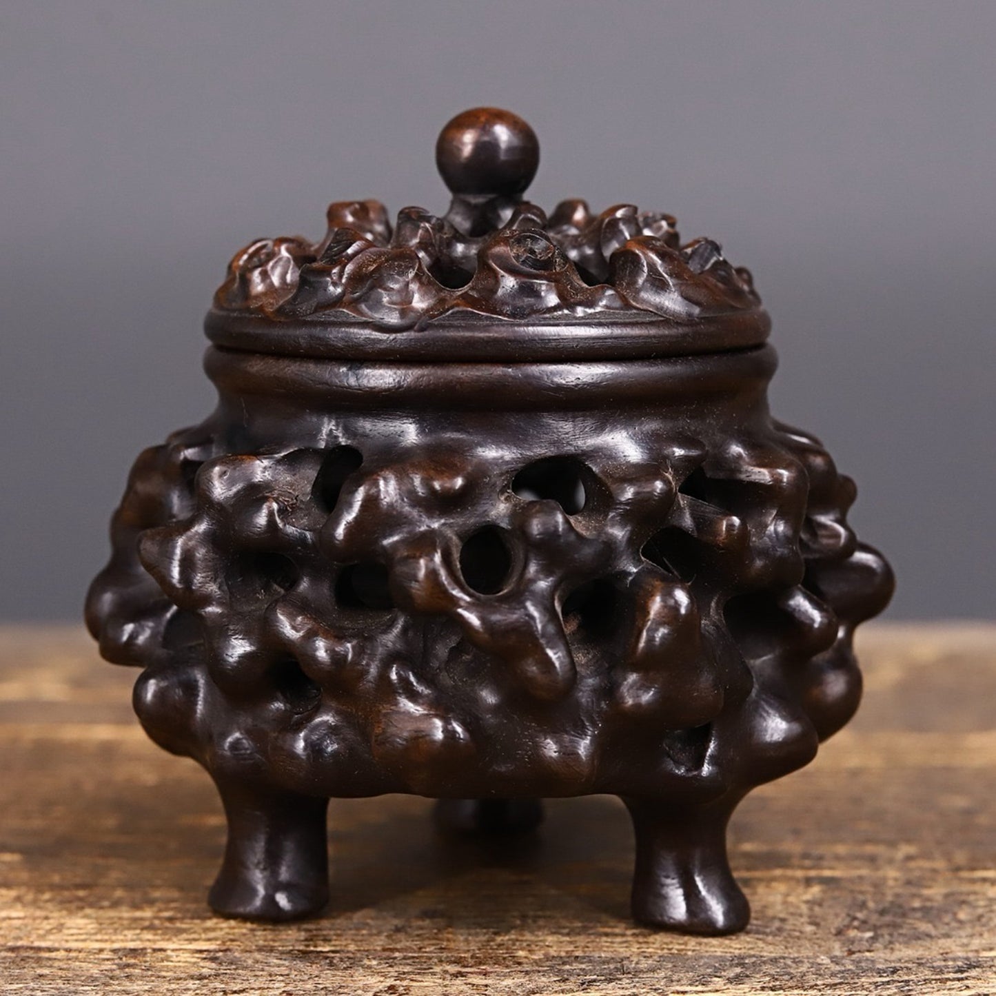 Chinese antique ebony aromatherapy stove