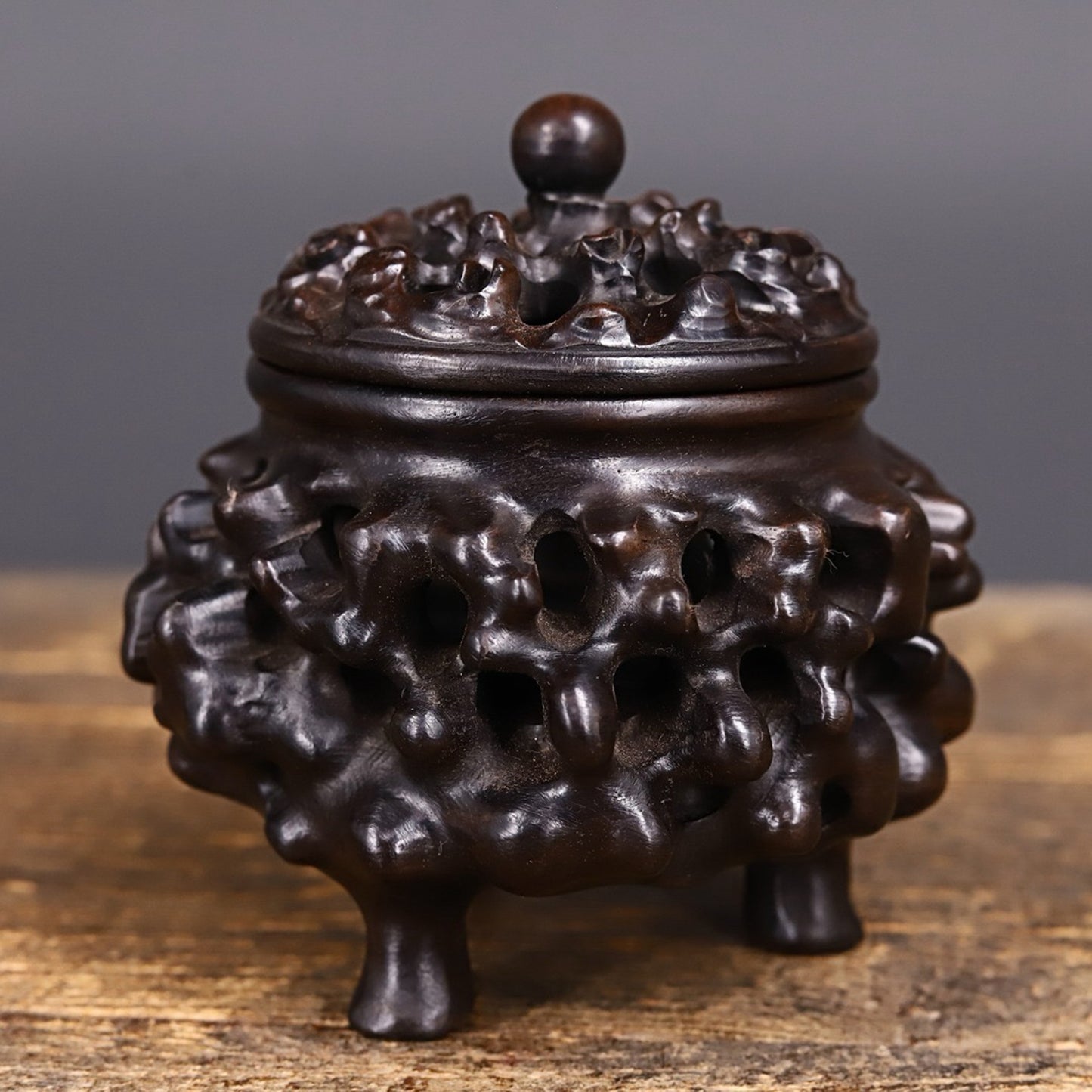 Chinese antique ebony aromatherapy stove