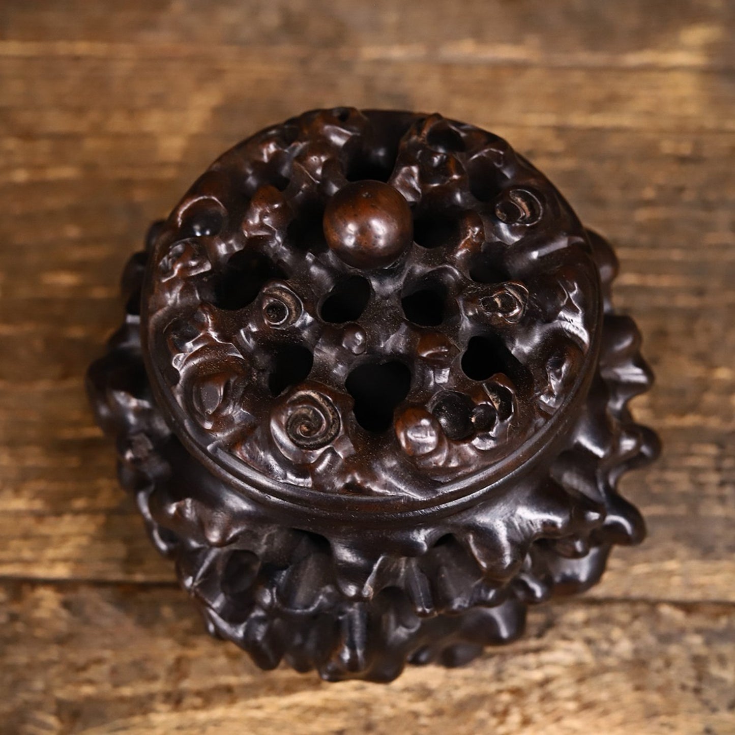 Chinese antique ebony aromatherapy stove