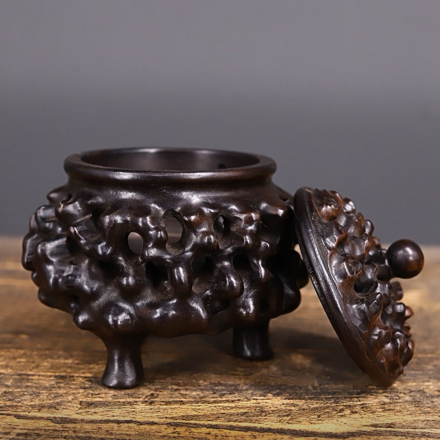 Chinese antique ebony aromatherapy stove