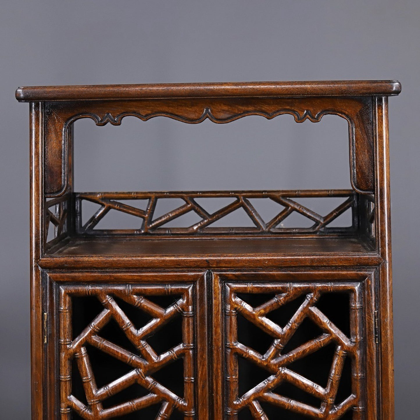 Chinese antique rosewood tea cabinet