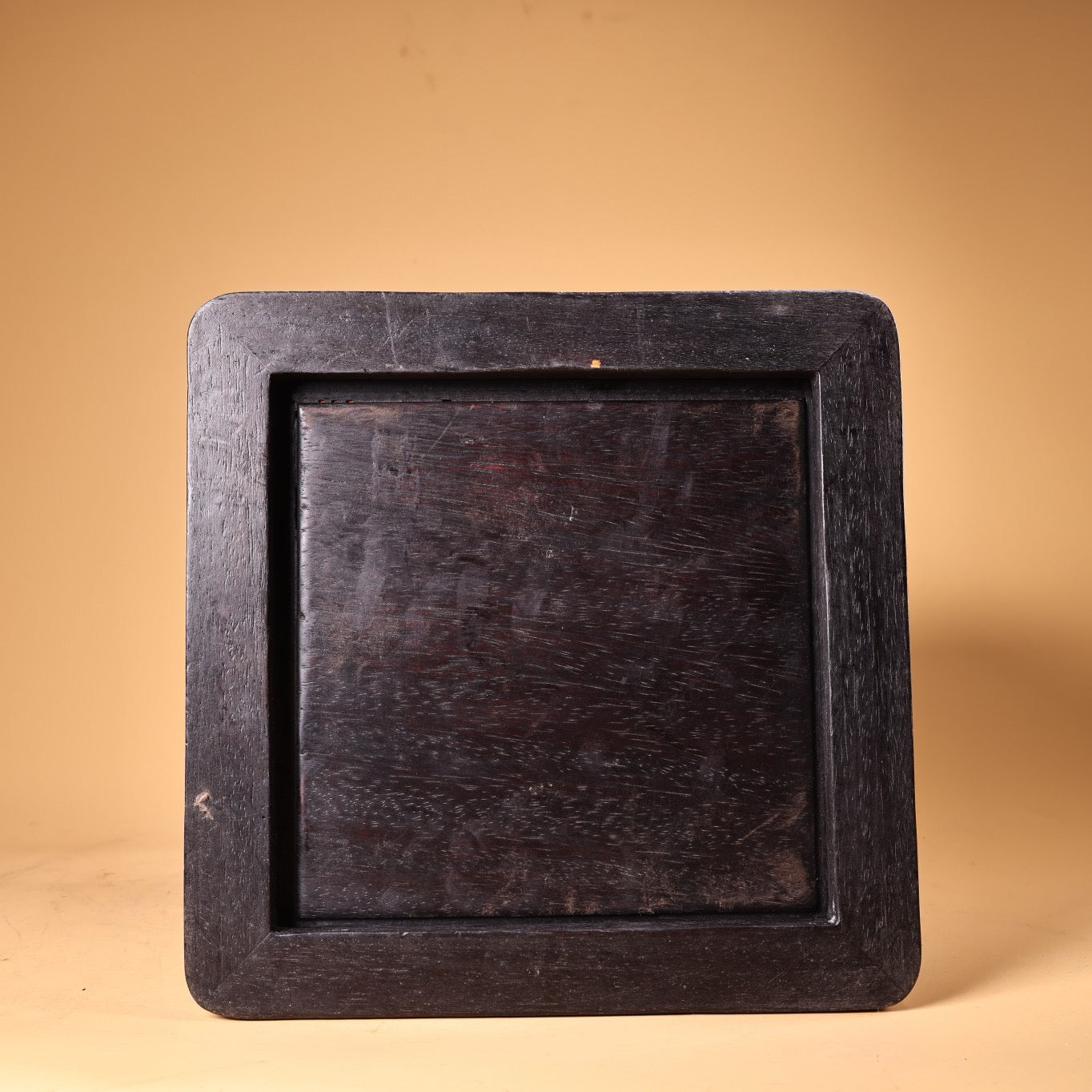 Chinese Antique Blood Sandalwood Inlaid Shell Handheld Food Box