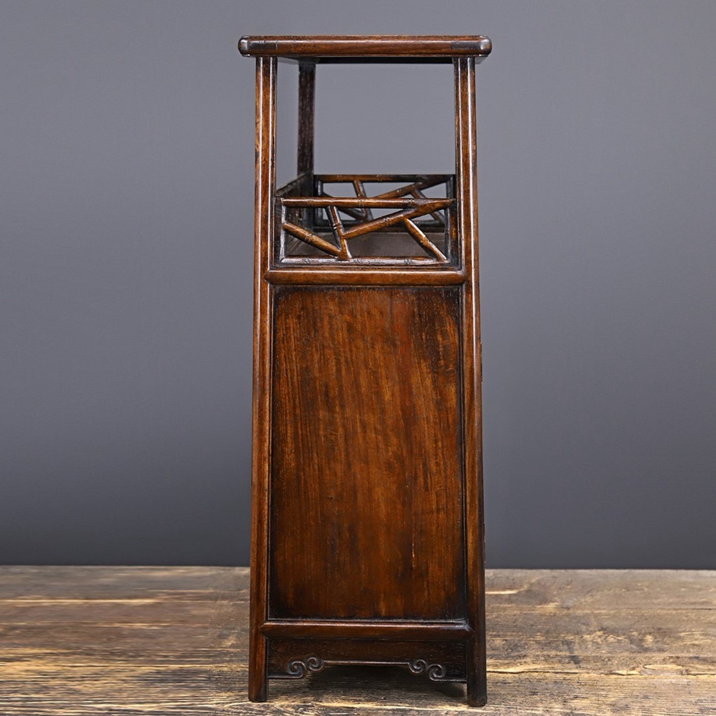 Chinese antique rosewood tea cabinet
