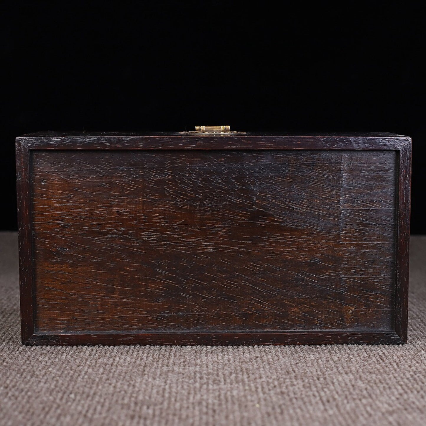 Chinese antique sandalwood carved dragon and phoenix presented in small boxes