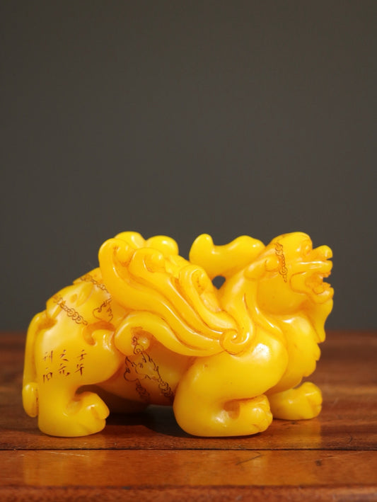 Tianhuangshi Divine Beast Pixiu Hand Handle