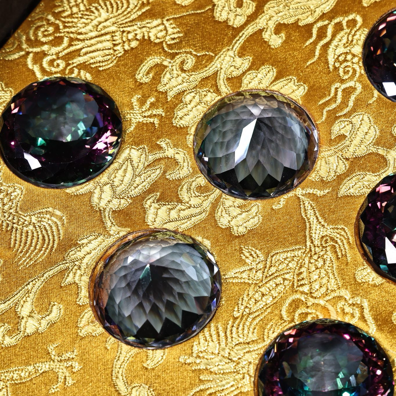 A box of Chinese antique gemstones