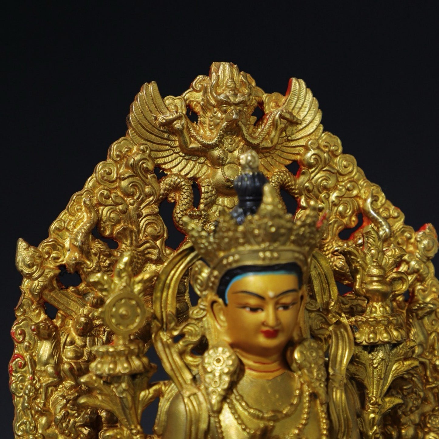 Chinese antique pure copper Buddha statue