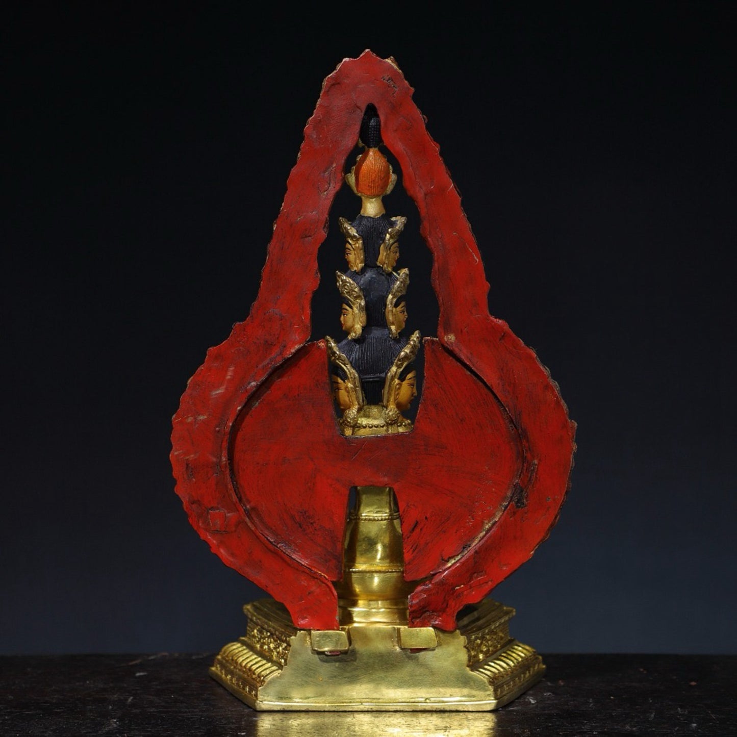 Chinese antique pure copper Buddha statue