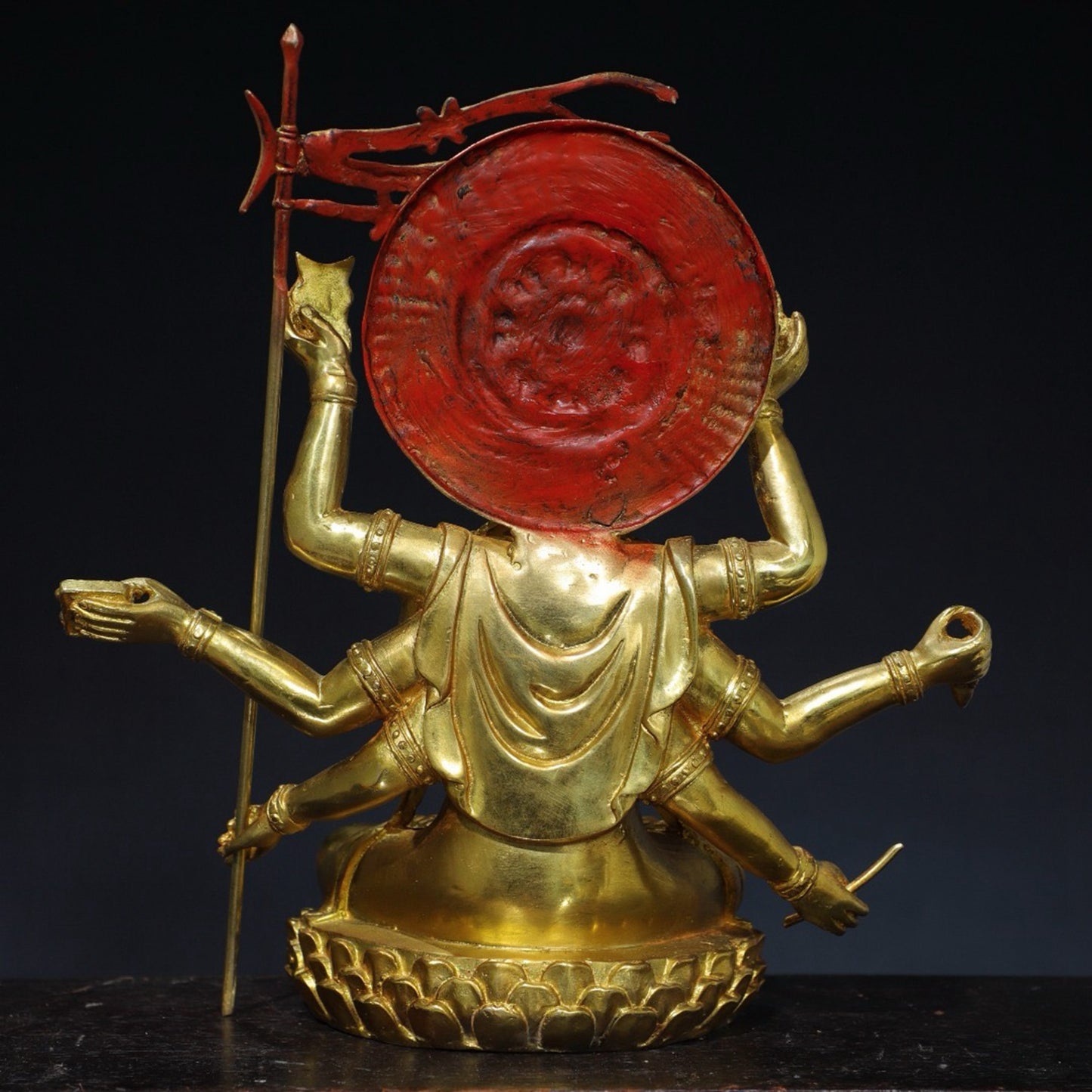 Chinese antique pure copper Buddha statue