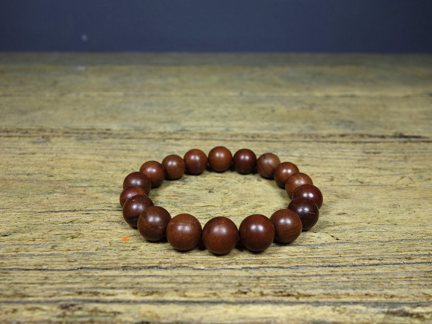 Chinese Antique Thunderbolt Wooden Bracelet