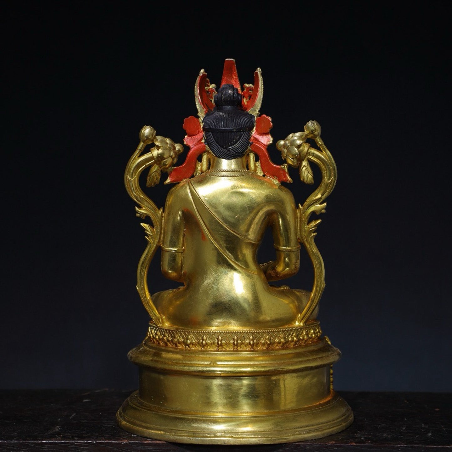 Chinese antique pure copper Buddha statue