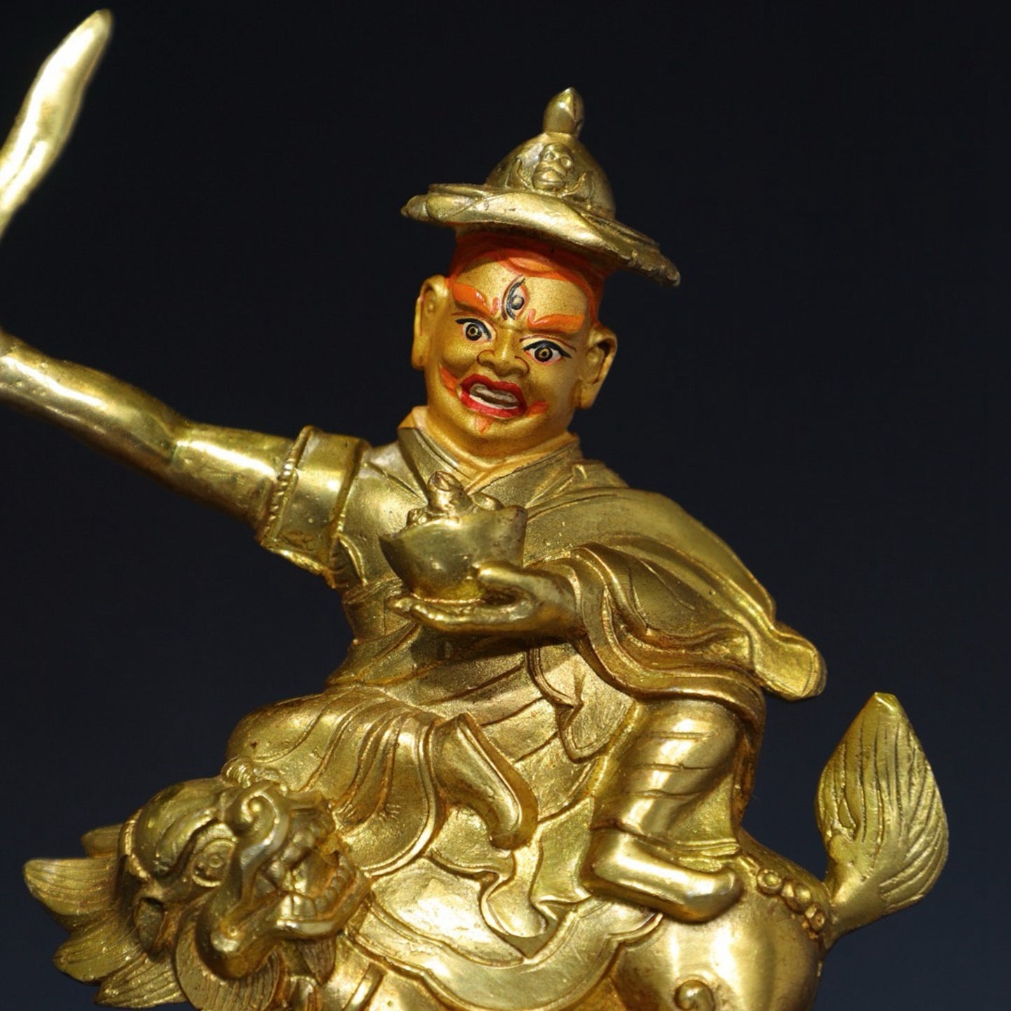 Chinese antique pure copper Buddha statue