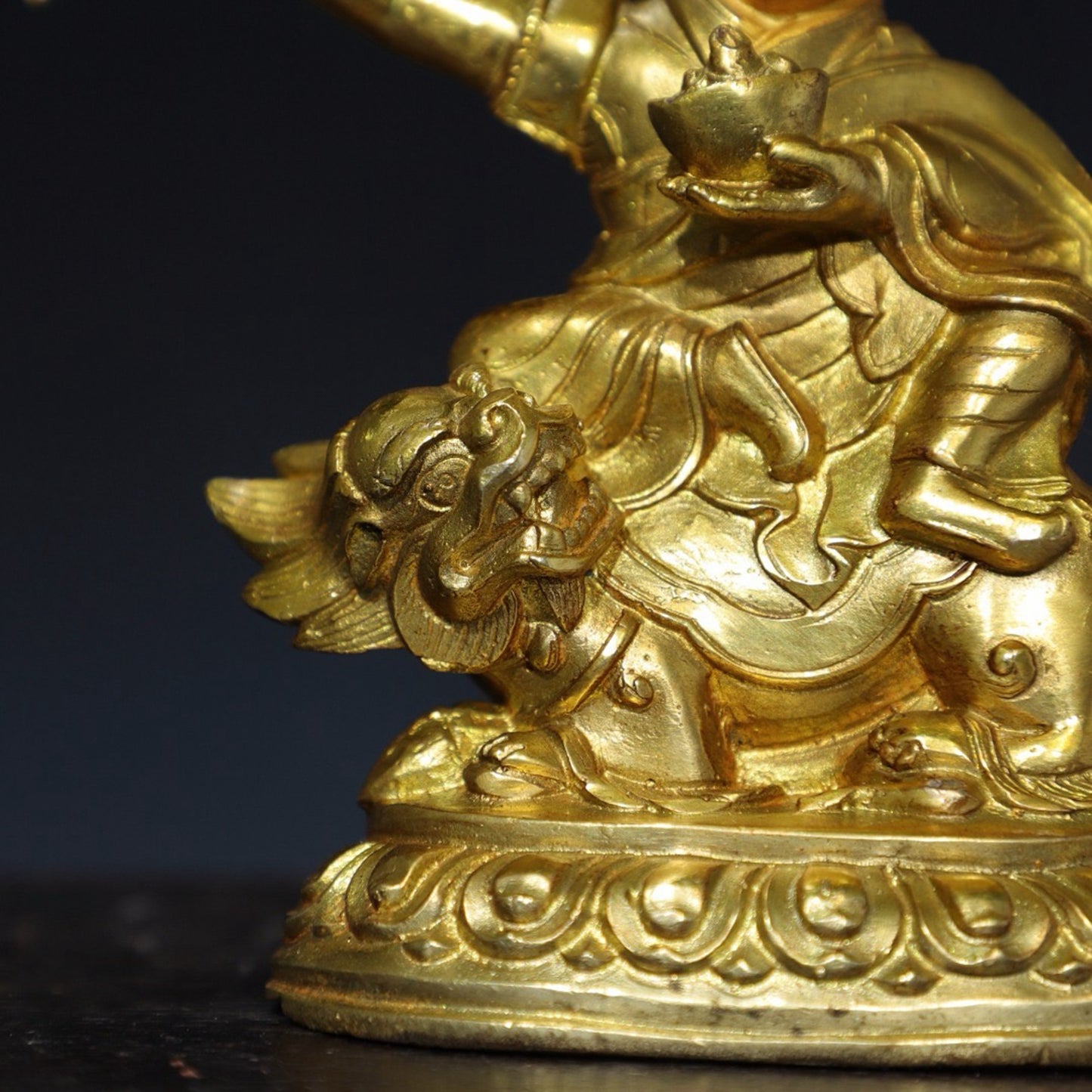 Chinese antique pure copper Buddha statue