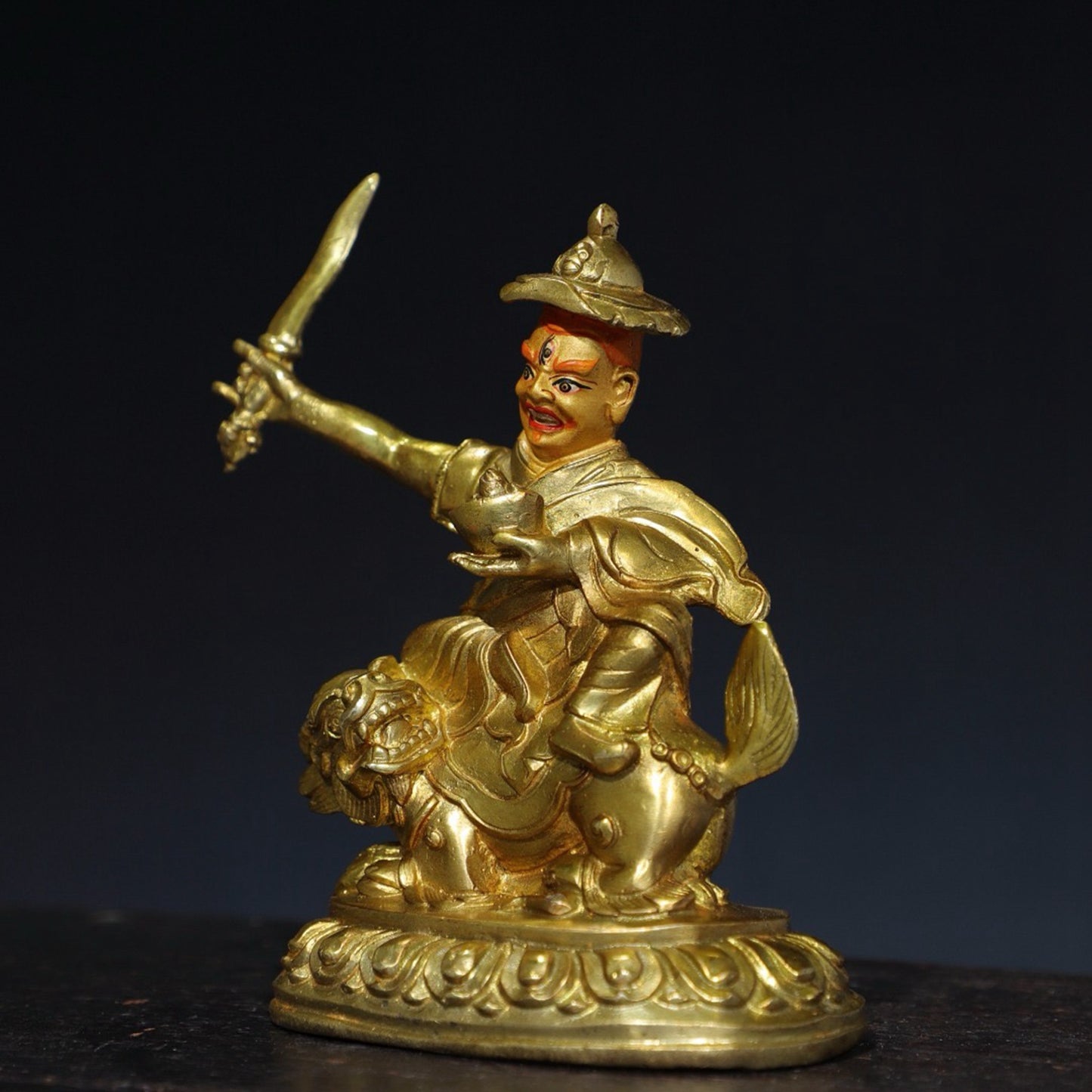 Chinese antique pure copper Buddha statue