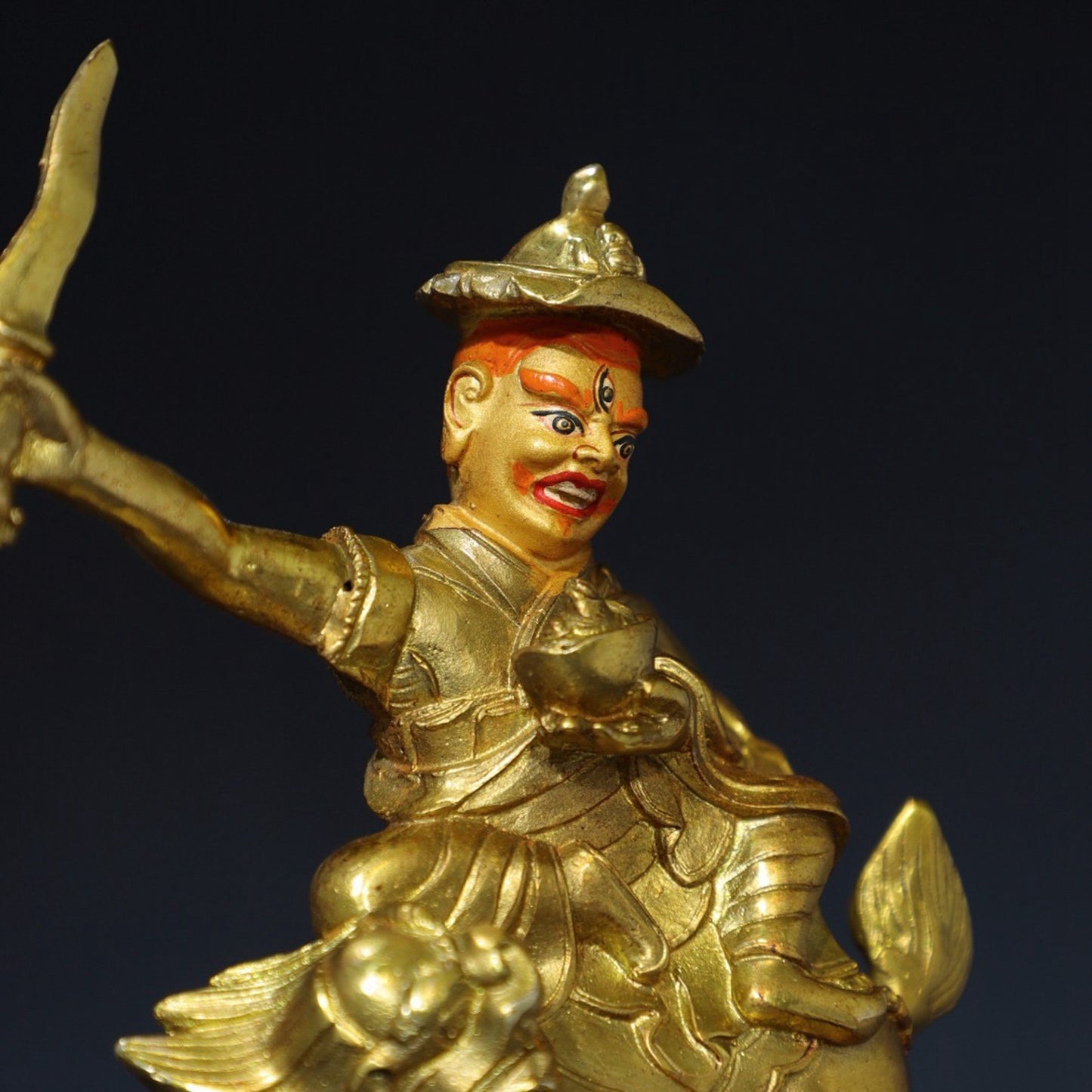 Chinese antique pure copper Buddha statue